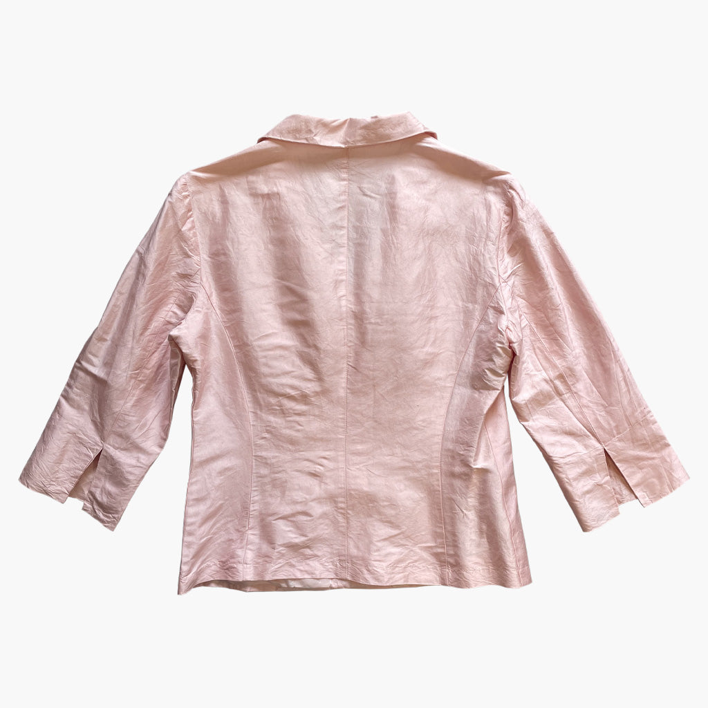 Vintage Pink Silk Shirt