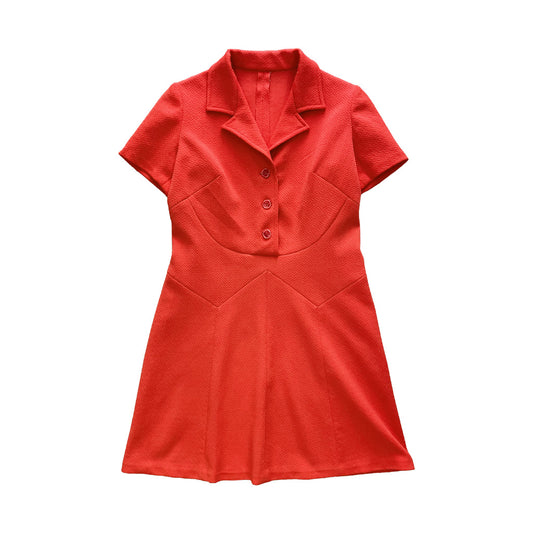 Vintage Red Dress 1960s