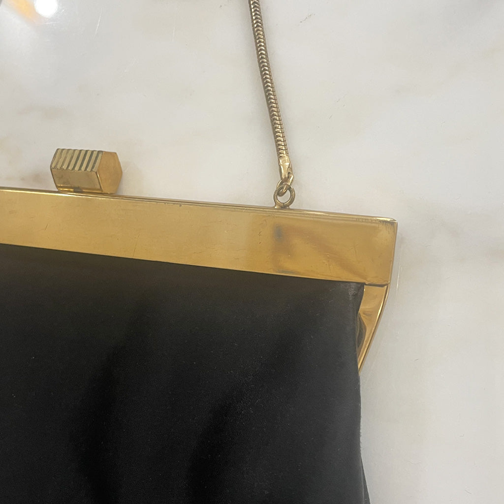 Vintage Satin Handbag 1940s