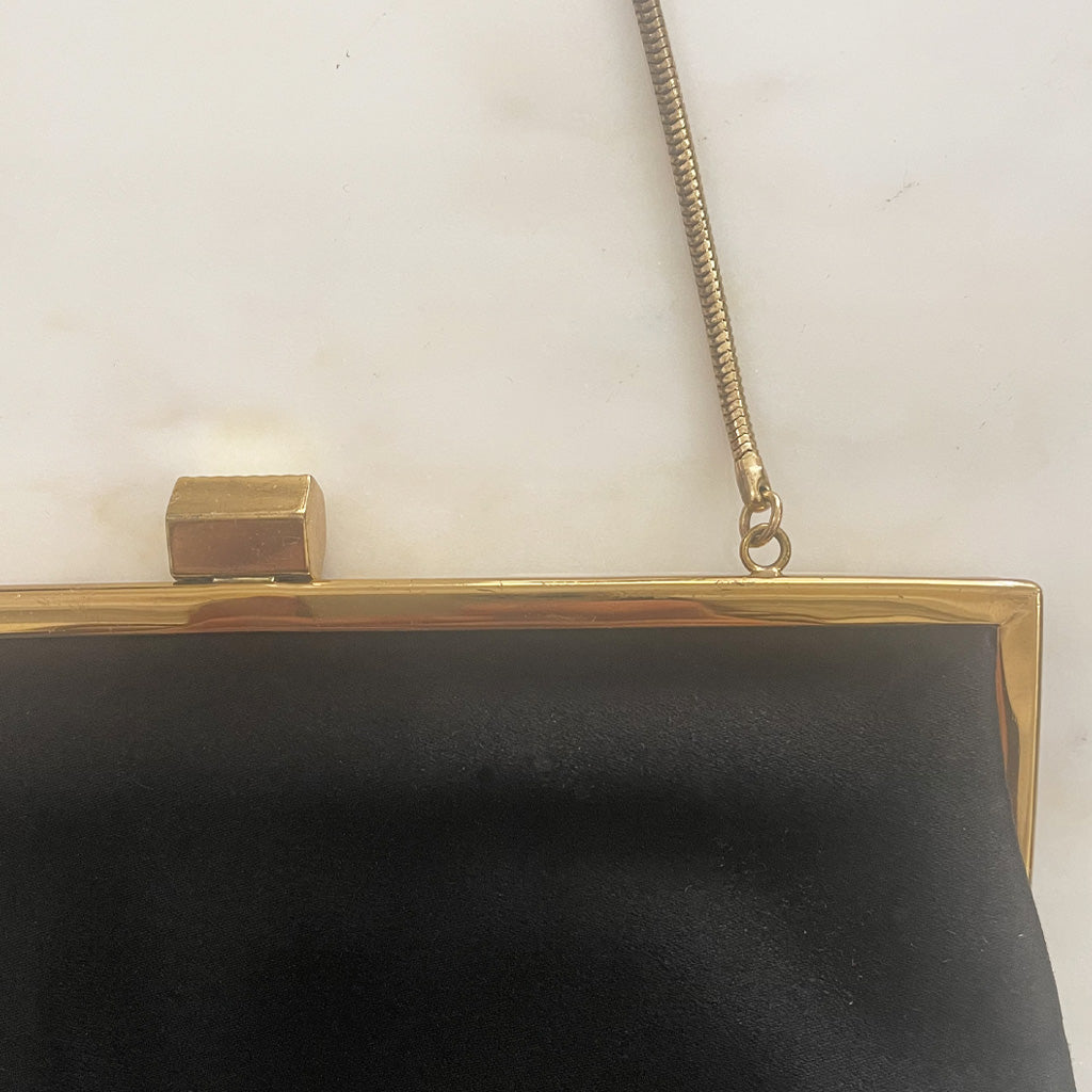 Vintage Satin Handbag 1940s