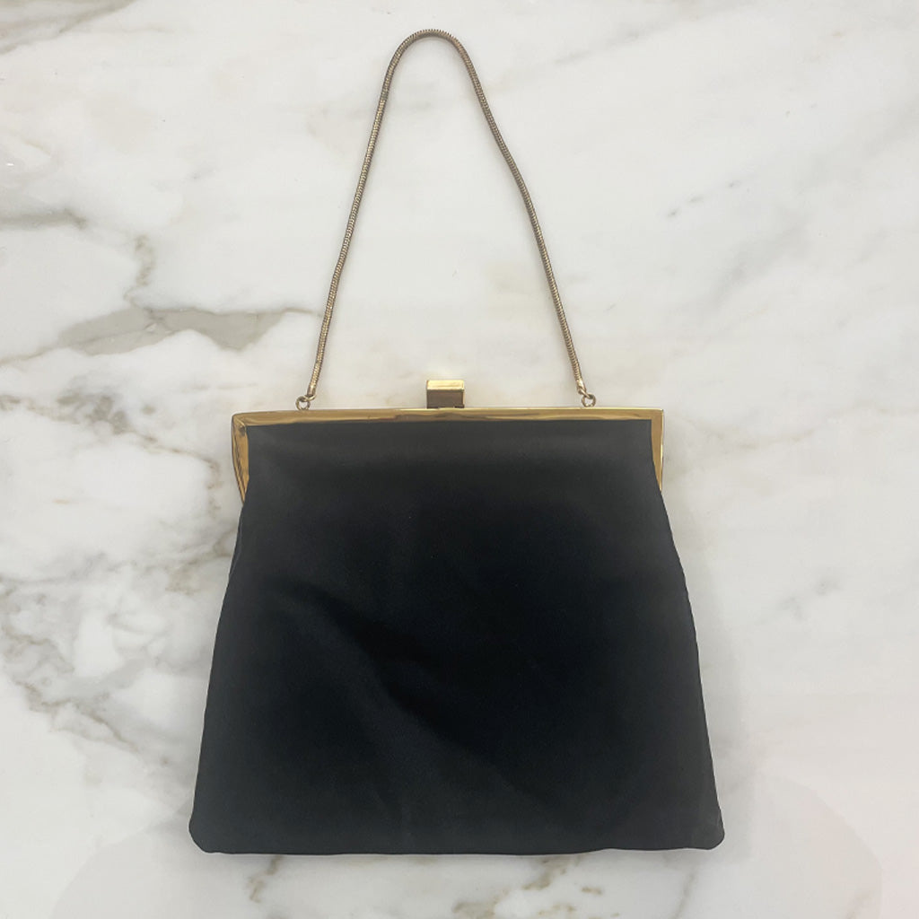 Vintage Satin Handbag 1940s