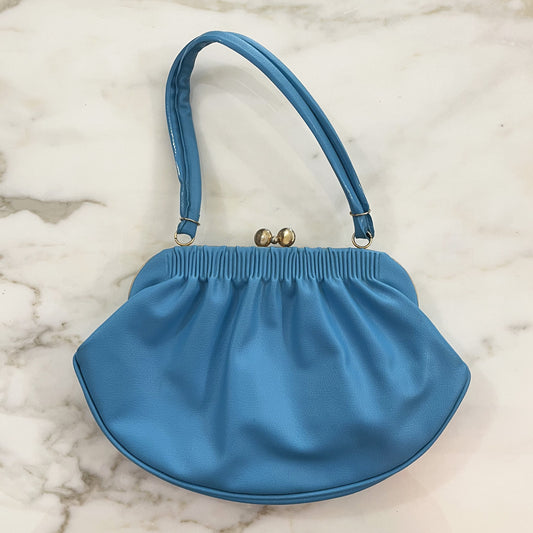 Vintage Blue Light Handbag 1960s