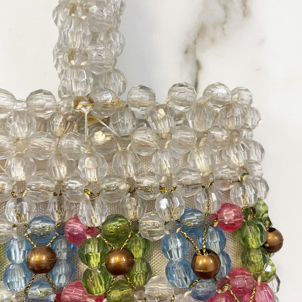 Vintage Beaded Handbag 1960s