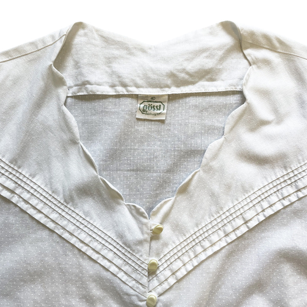 Vintage Provençal cotton shirt