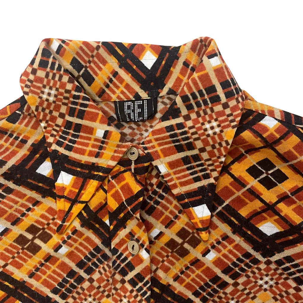 Vintage Patterned Shirt 1970s