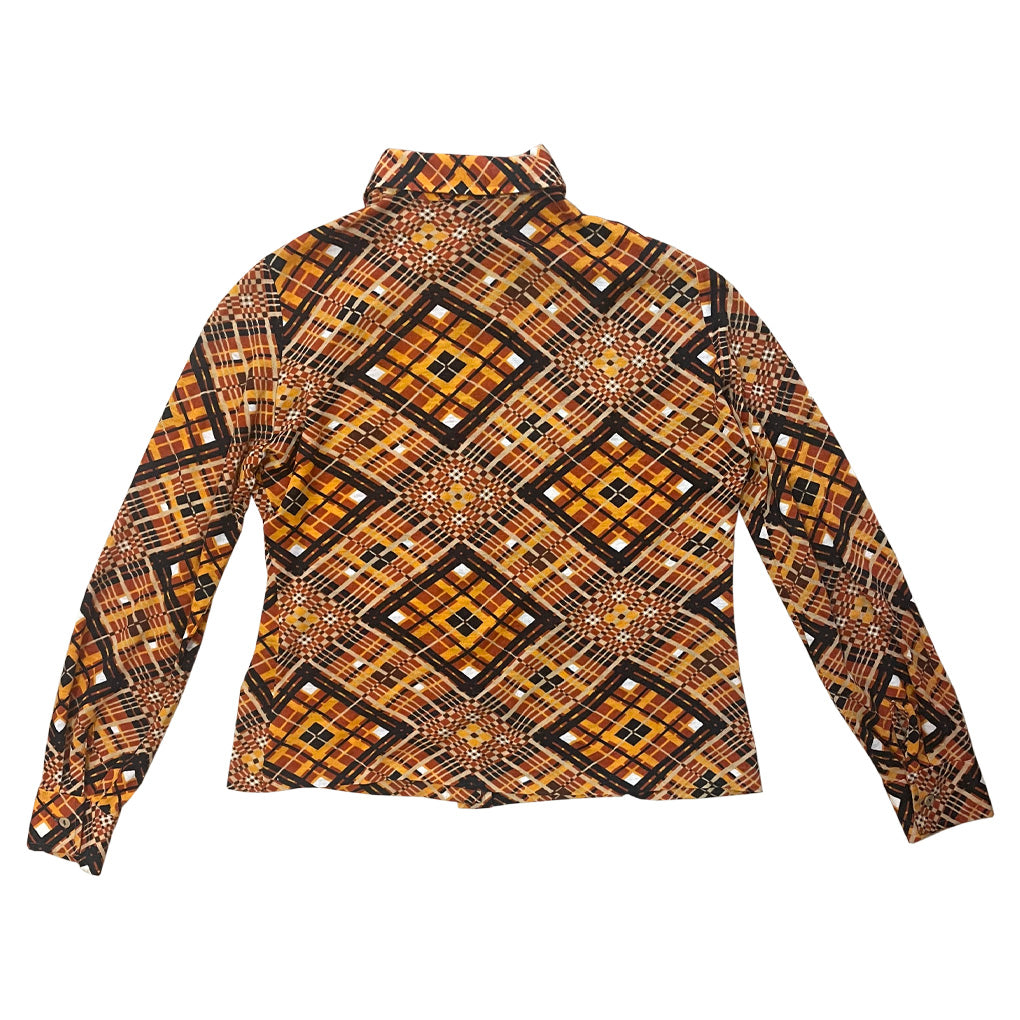 Vintage Patterned Shirt 1970s