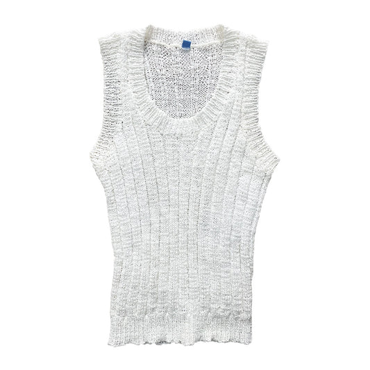 Vintage Summer Mesh Tank Top