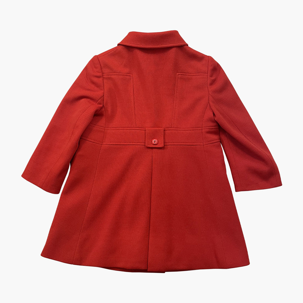 Vintage Red Girl's Coat 1970s