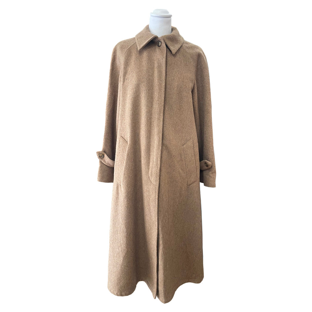 Vintage Camel Alpaca Coat with Belt - Al duca d'Aosta