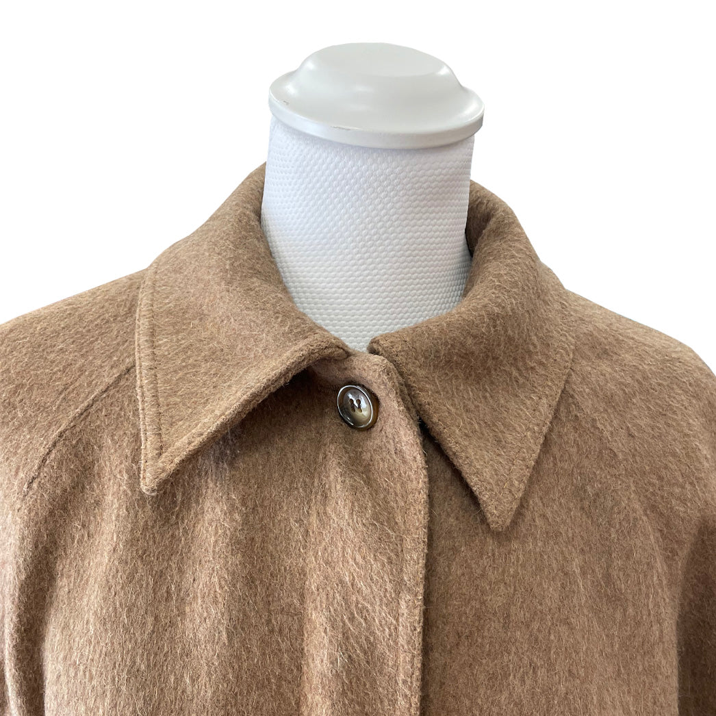 Vintage Camel Alpaca Coat with Belt - Al duca d'Aosta