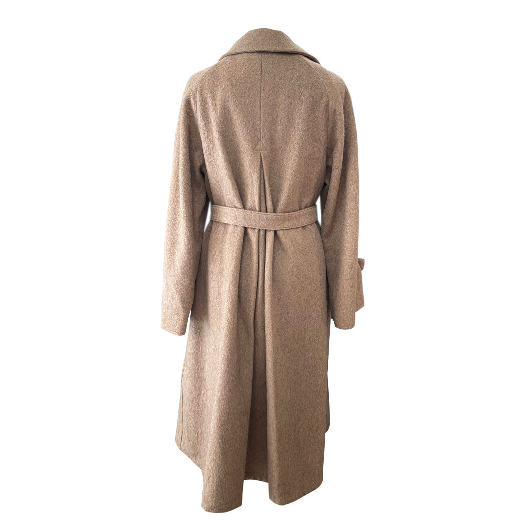 Vintage Camel Alpaca Coat with Belt - Al duca d'Aosta