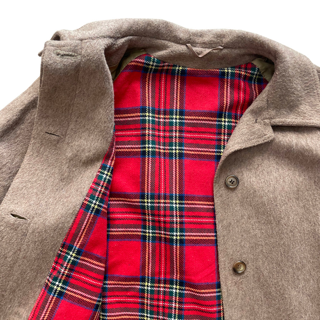 Vintage Camel Alpaca Coat with Belt - Al duca d'Aosta