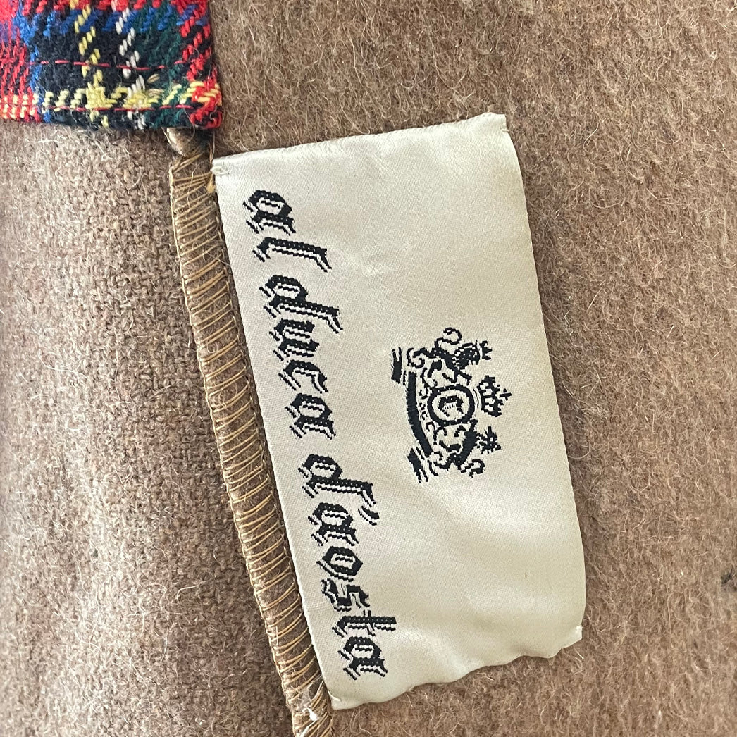 Vintage Camel Alpaca Coat with Belt - Al duca d'Aosta