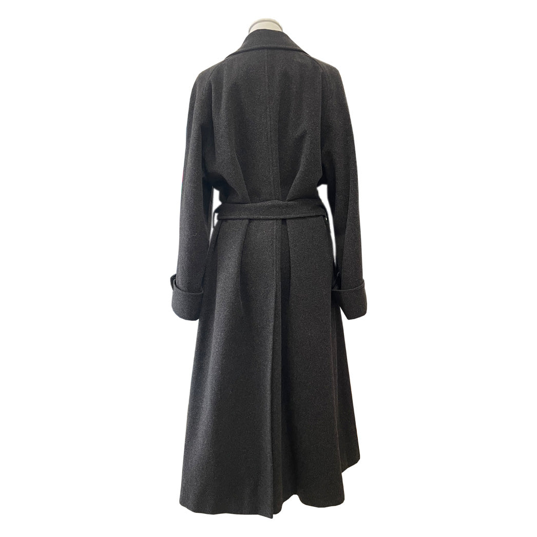 Vintage Gray Wool Coat