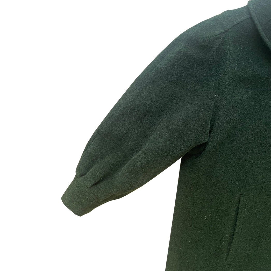 Vintage Green Wool and Alpaca Coat 1960s