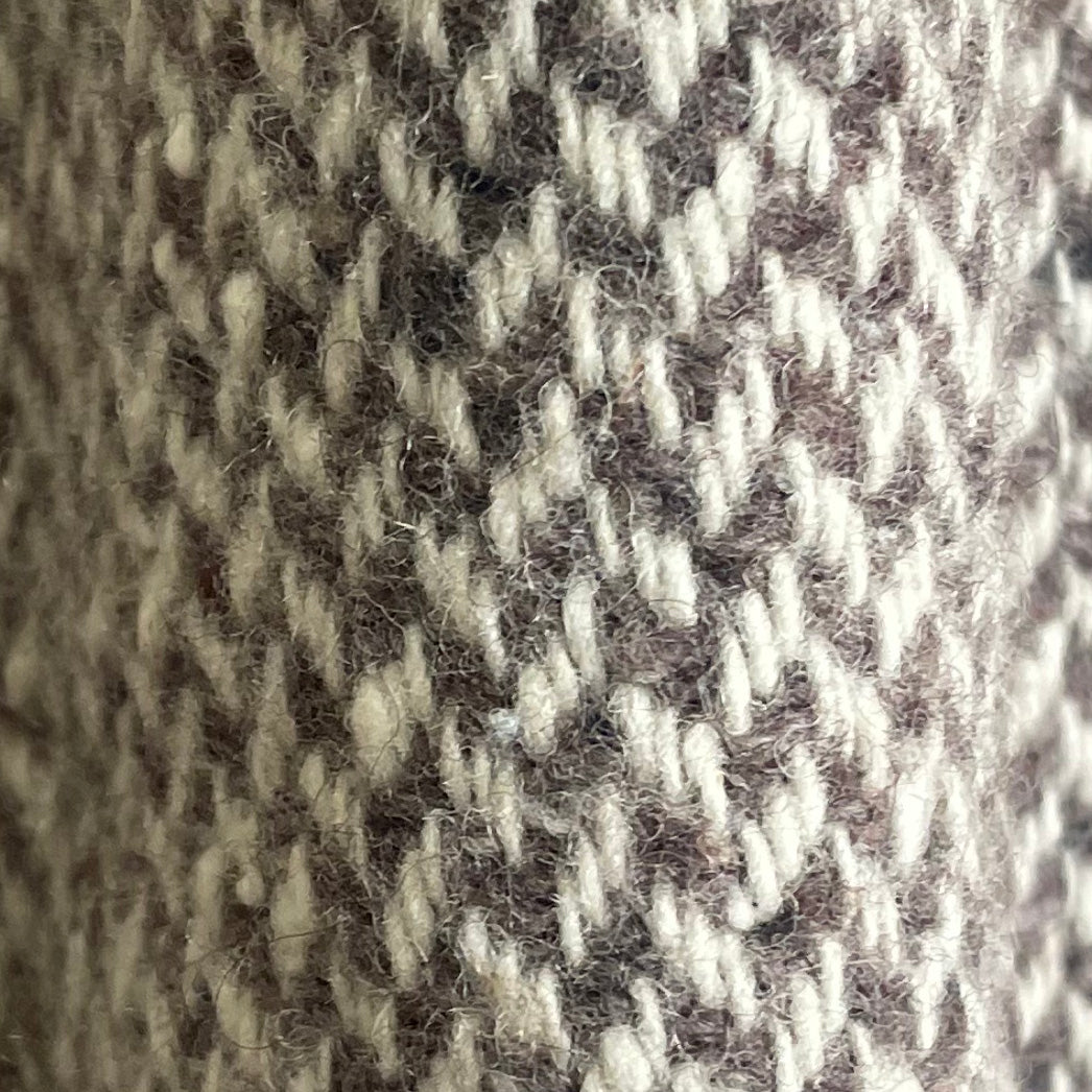 Vintage Herringbone Wool Coat