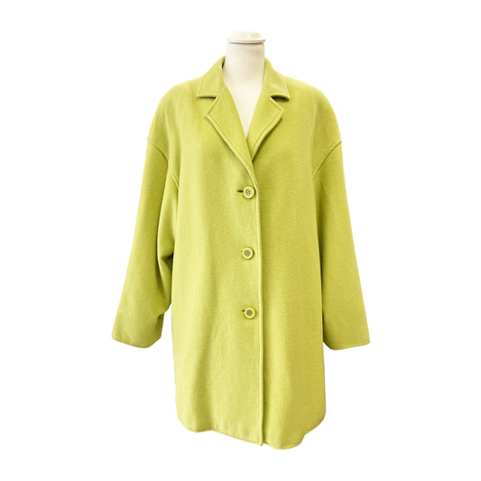 Vintage Lime Green Coat - Genny