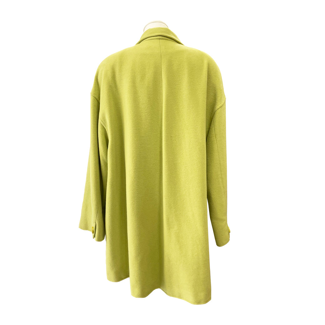Vintage Lime Green Coat - Genny