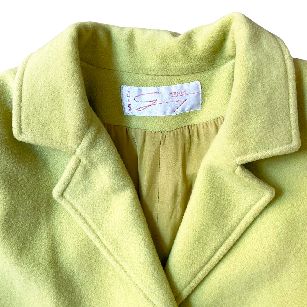 Vintage Lime Green Coat - Genny