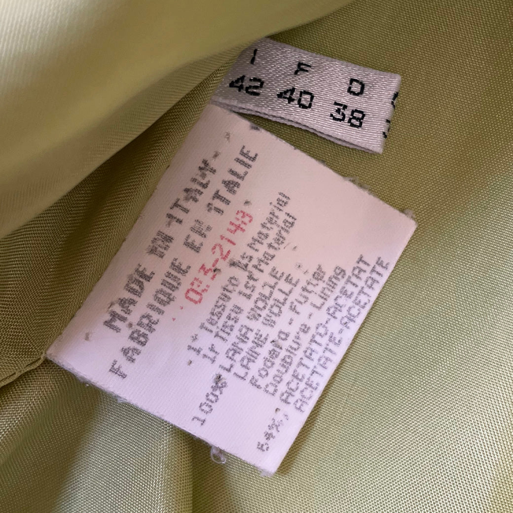 Vintage Lime Green Coat - Genny