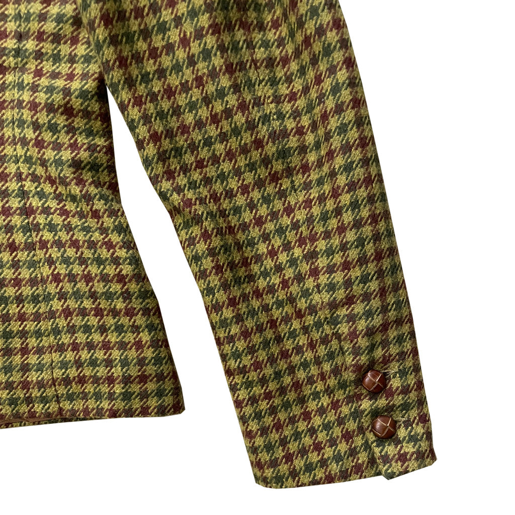 Vintage Houndstooth Wool Suit - TOP COLLECTION