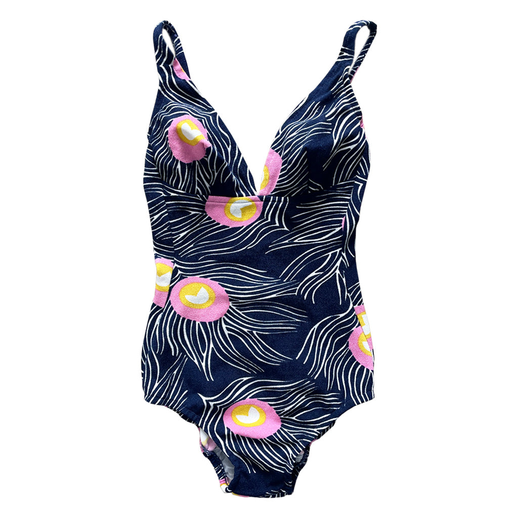 Vintage One Piece Swimsuit Dress 1960s