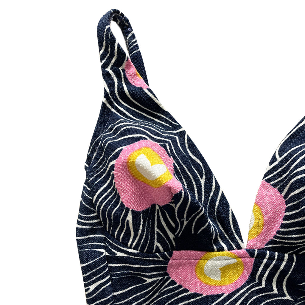 Vintage One Piece Swimsuit Dress 1960s