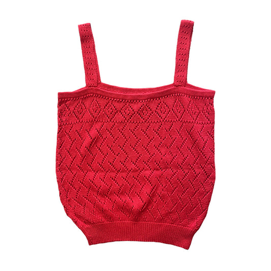 Vintage Summer Knit Top