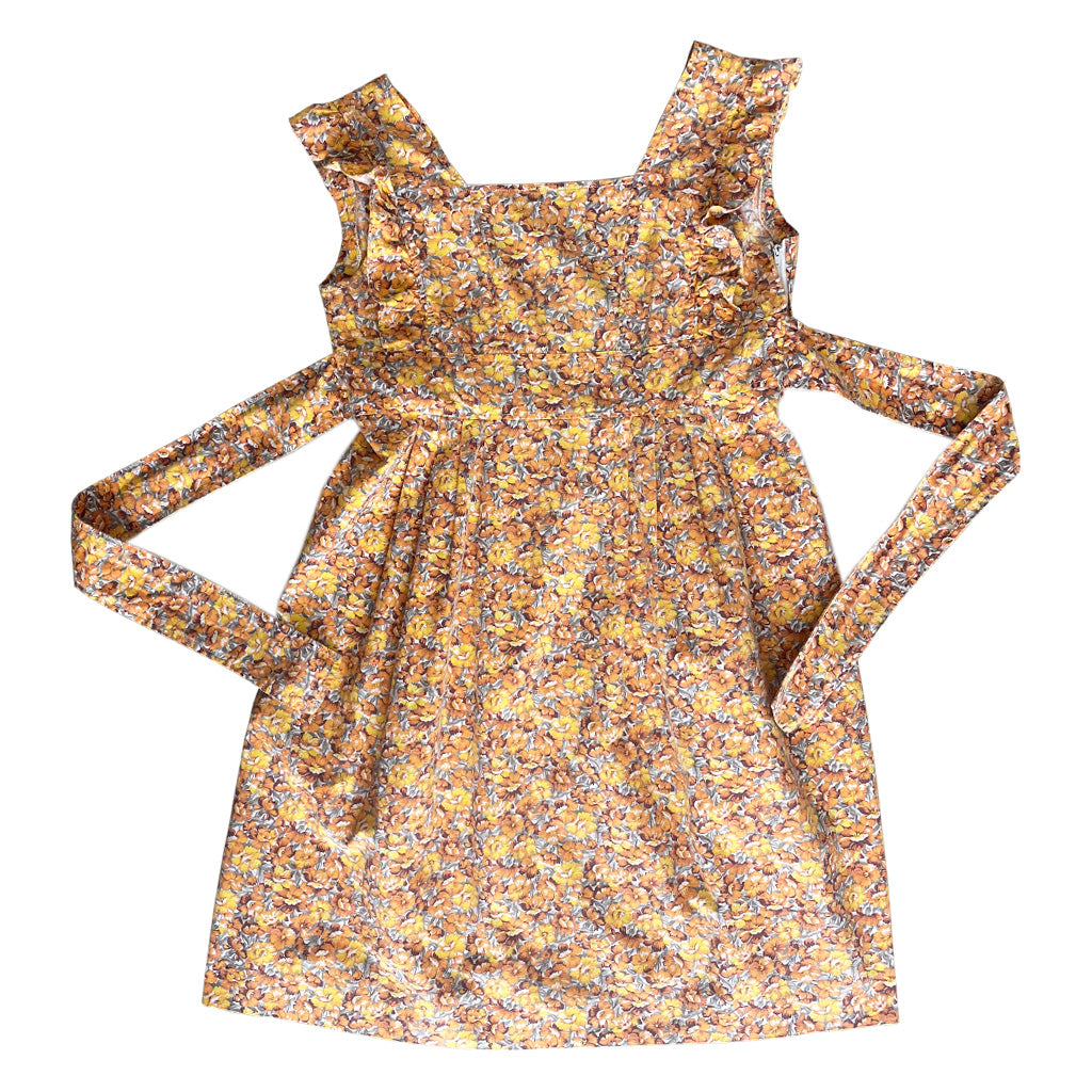 Vintage Provencal Cotton Mini Dress 1960s