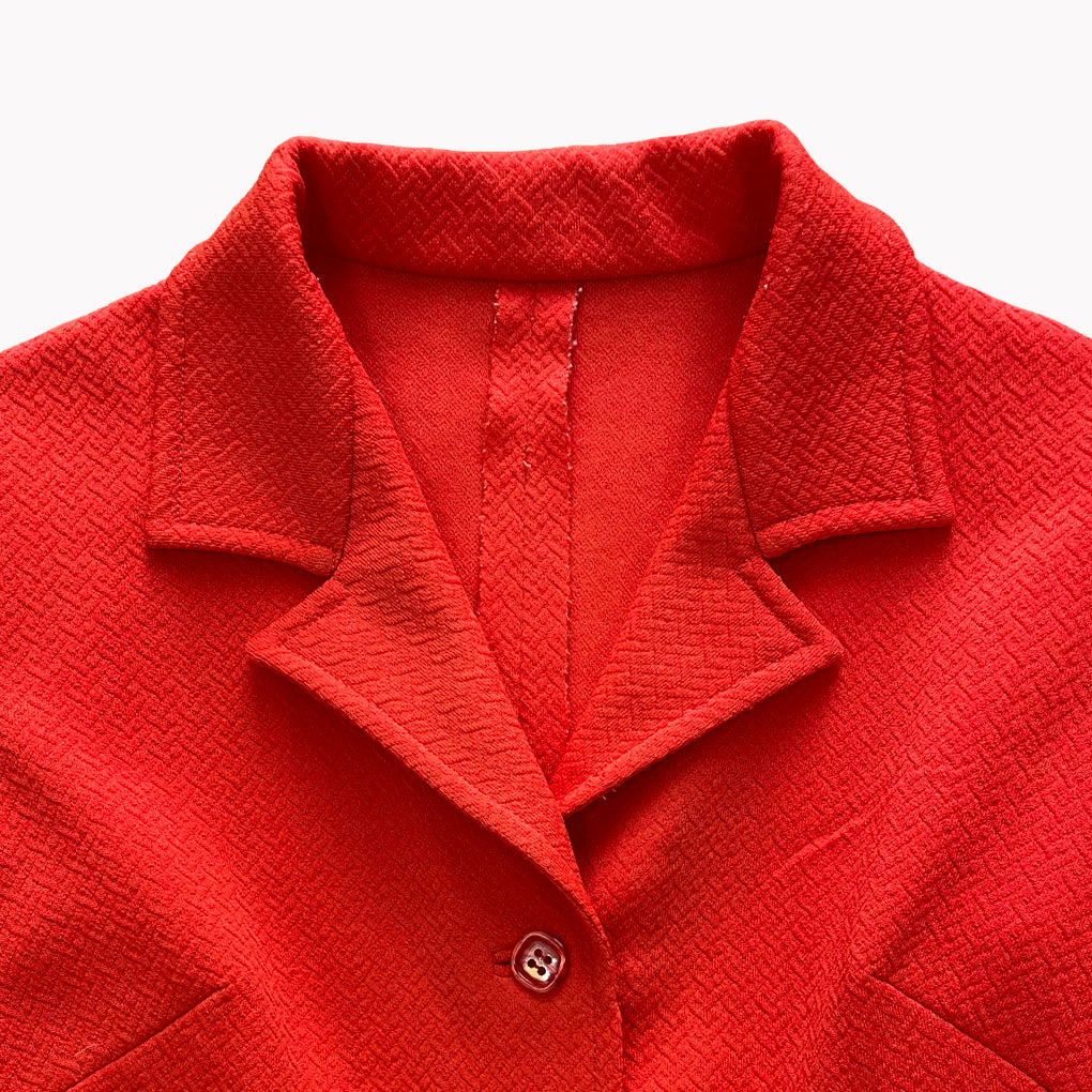 Vintage Red Dress 1960s