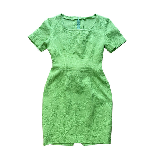 Vintage Green Cotton Dress