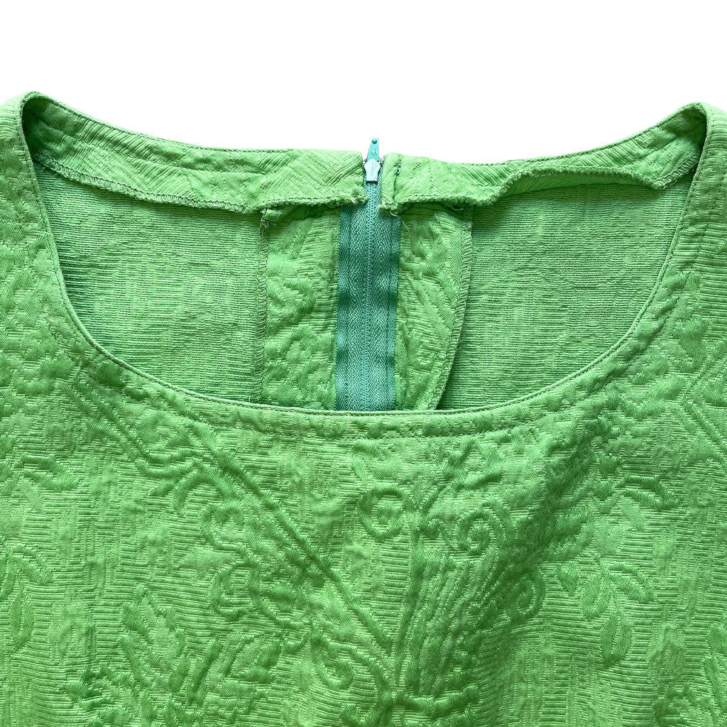 Vintage Green Cotton Dress