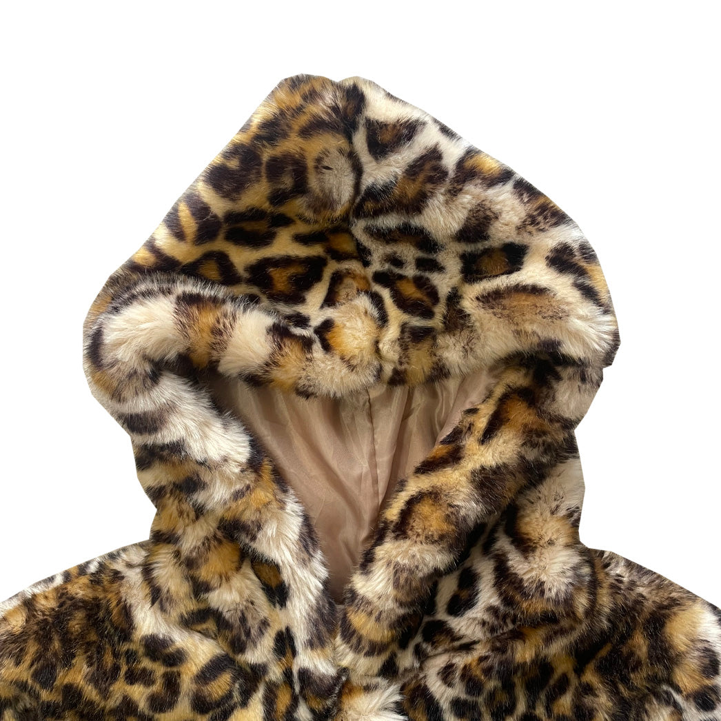 Vintage Leopard Faux Fur Jacket