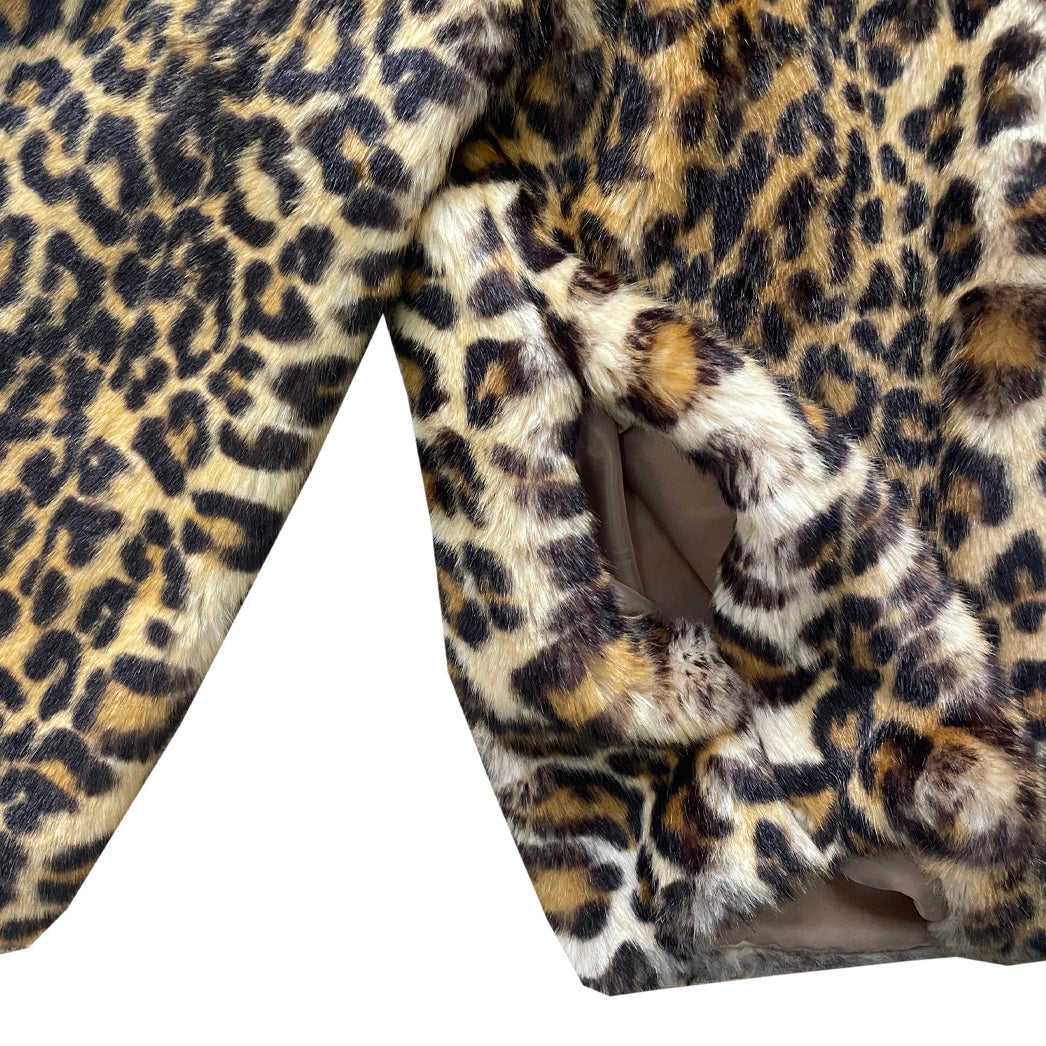 Vintage Leopard Faux Fur Jacket