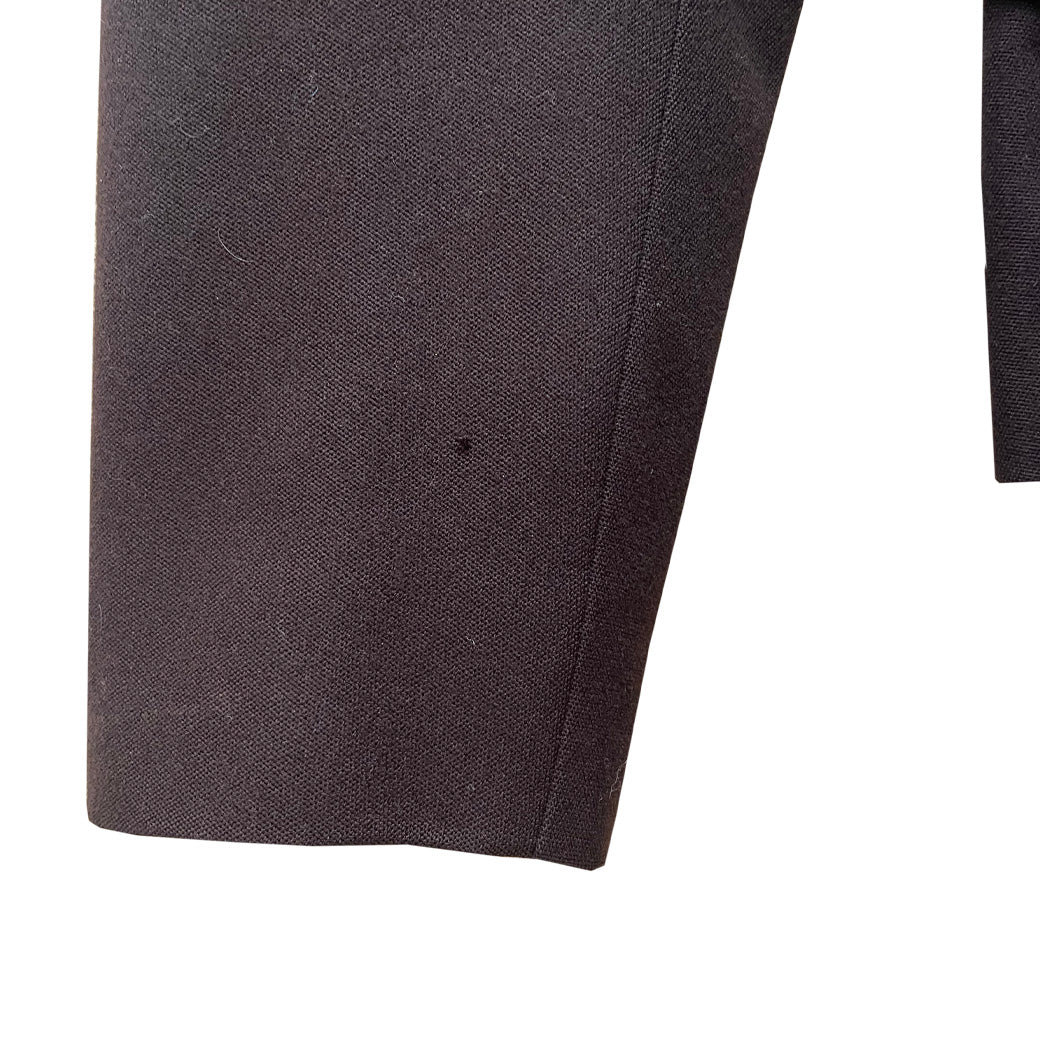 Vintage Brown Jacket With Leopard Fur Collar 1990s