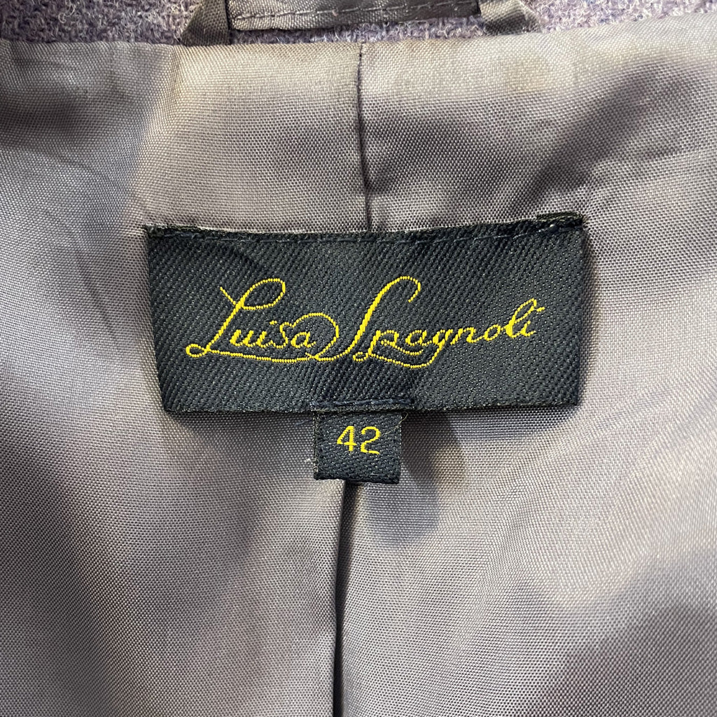 Vintage Luisa Spagnoli Suit In Virgin Wool