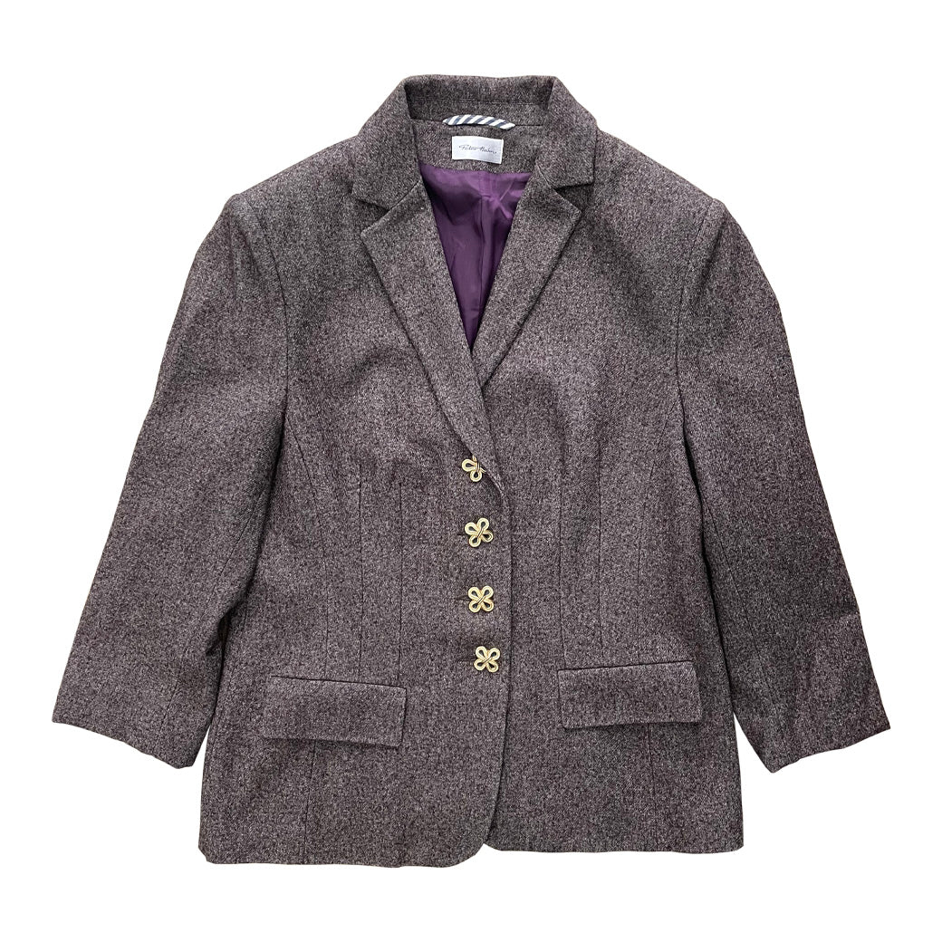 Vintage Wool and Cotton Blend Jacket - Peter Hahn