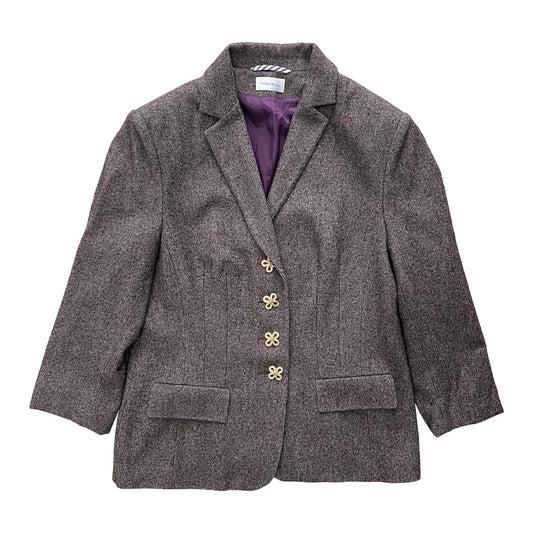 Vintage Wool and Cotton Blend Jacket - Peter Hahn