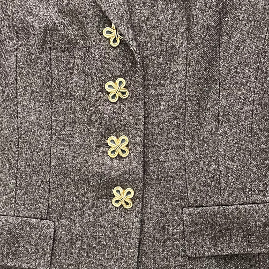 Vintage Wool and Cotton Blend Jacket - Peter Hahn