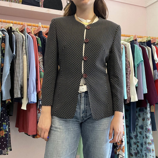 Vintage Polka Dot Jacket 1980s