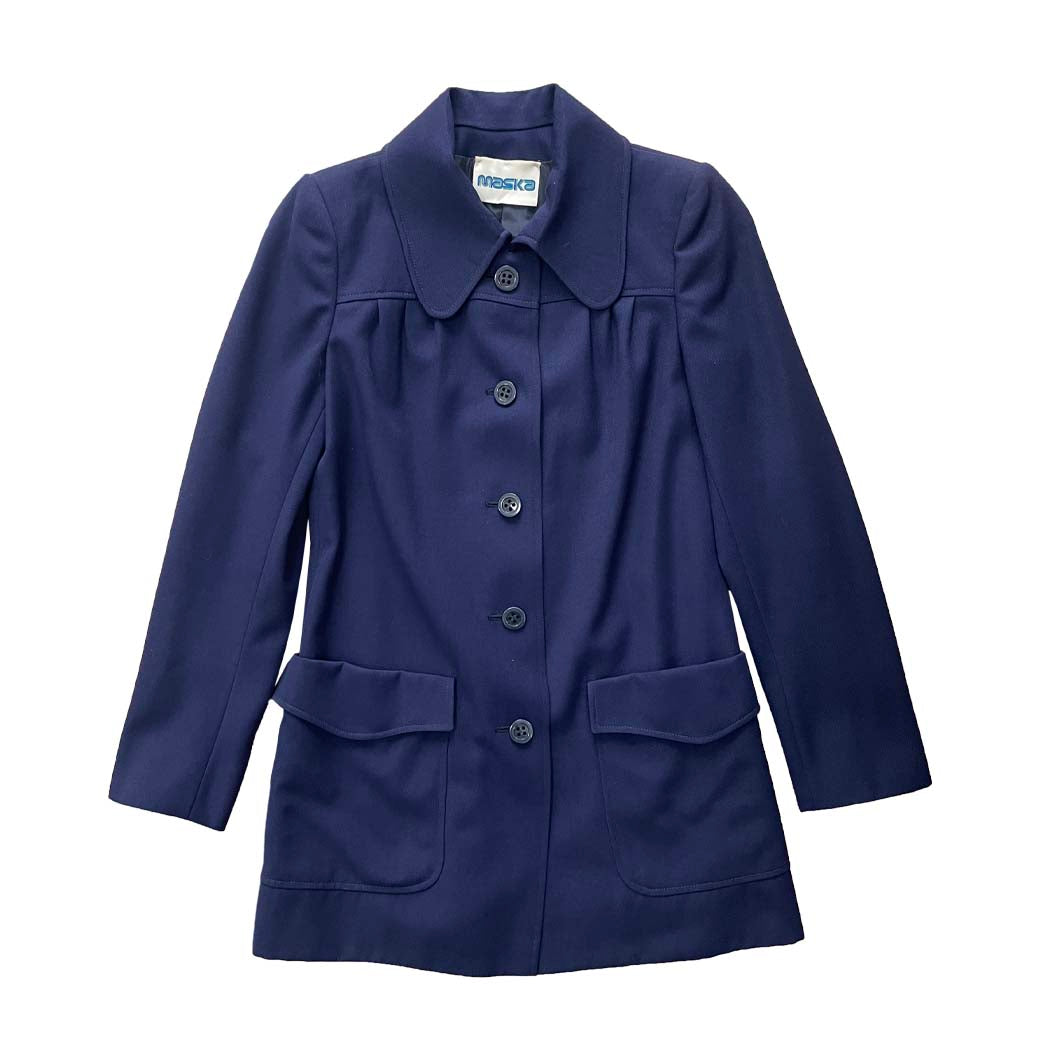 Vintage Blue Outerwear 1970s