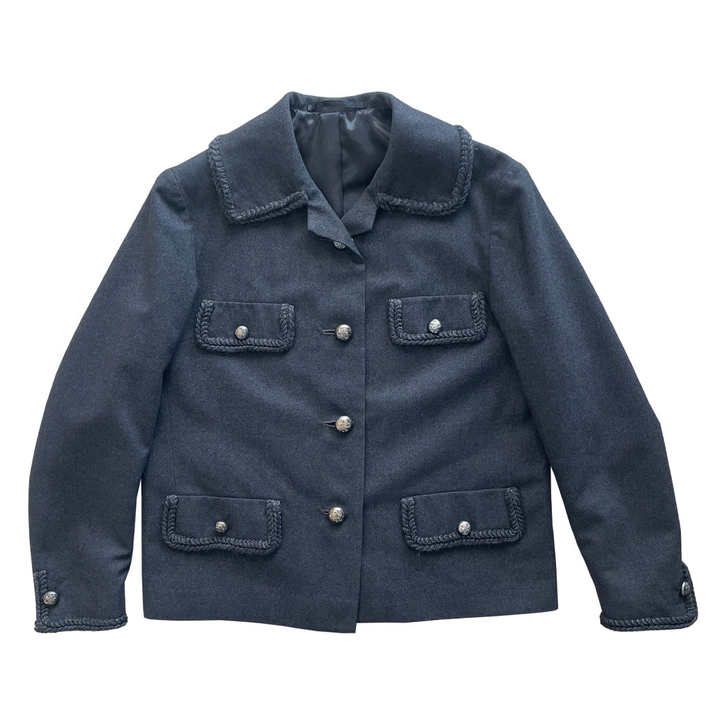 Vintage Gray Wool Jacket