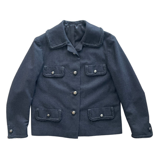 Vintage Gray Wool Jacket