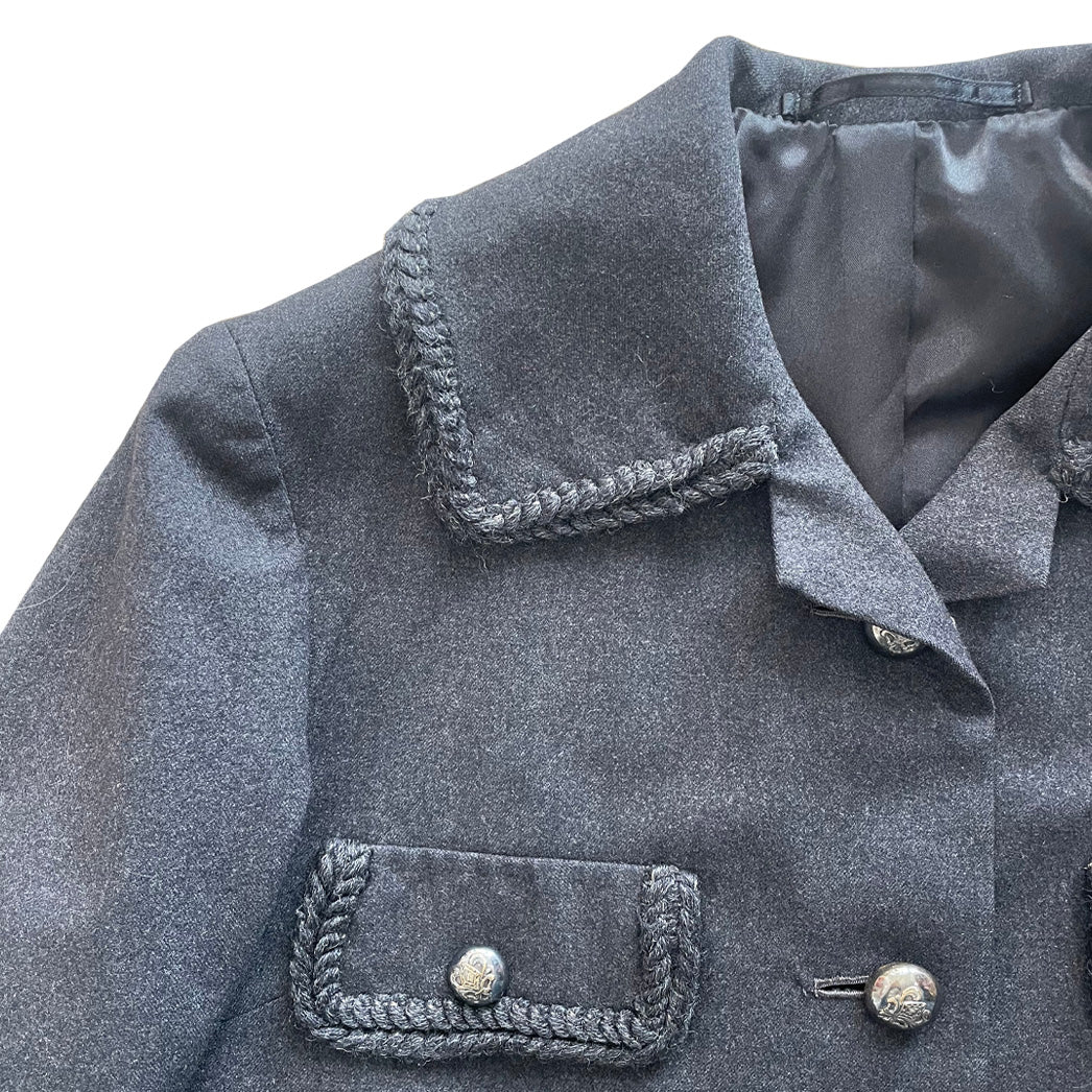 Vintage Gray Wool Jacket