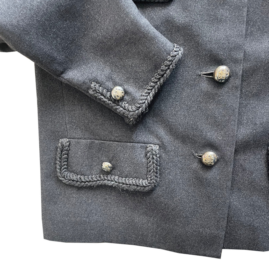 Vintage Gray Wool Jacket