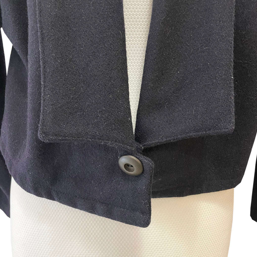 Vintage Blue Wool Jacket 1980s