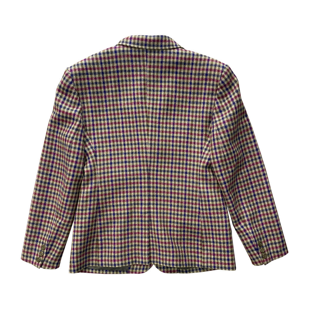 Vintage Checked Wool Jacket 1990s