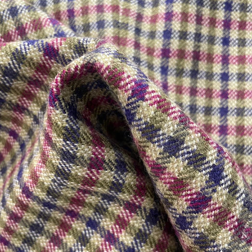 Vintage Checked Wool Jacket 1990s