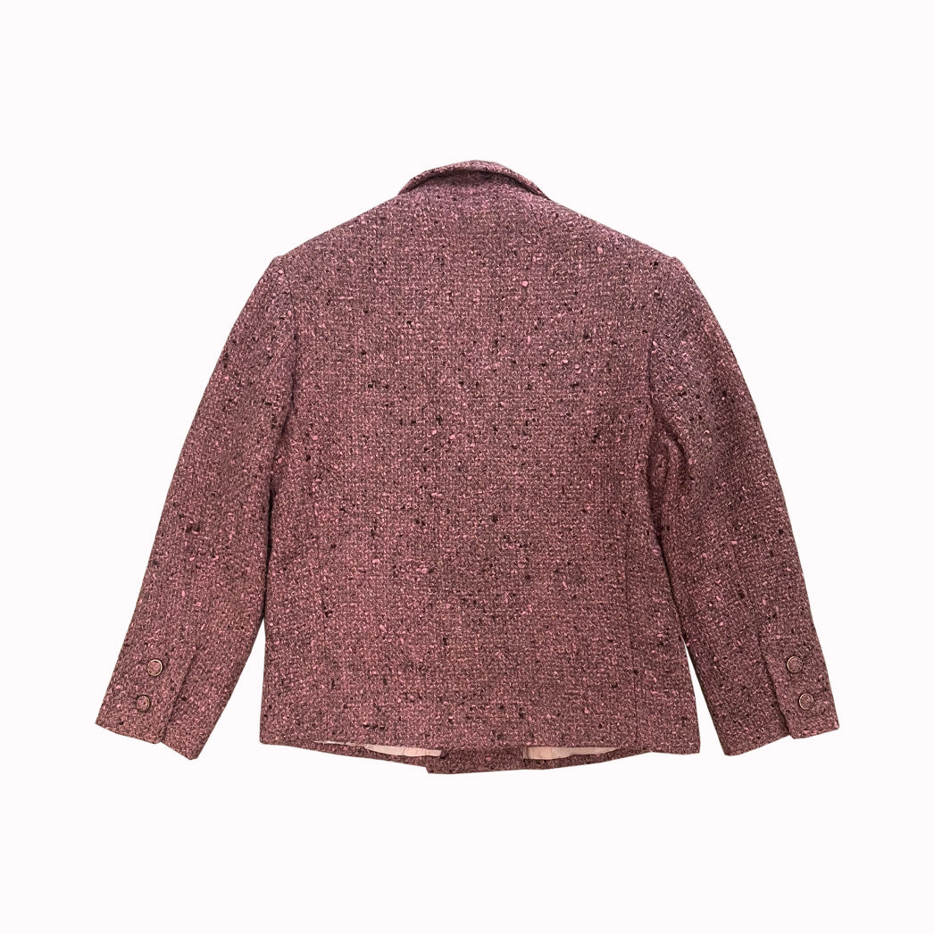 Vintage Pink Tweed Jacket 1960s