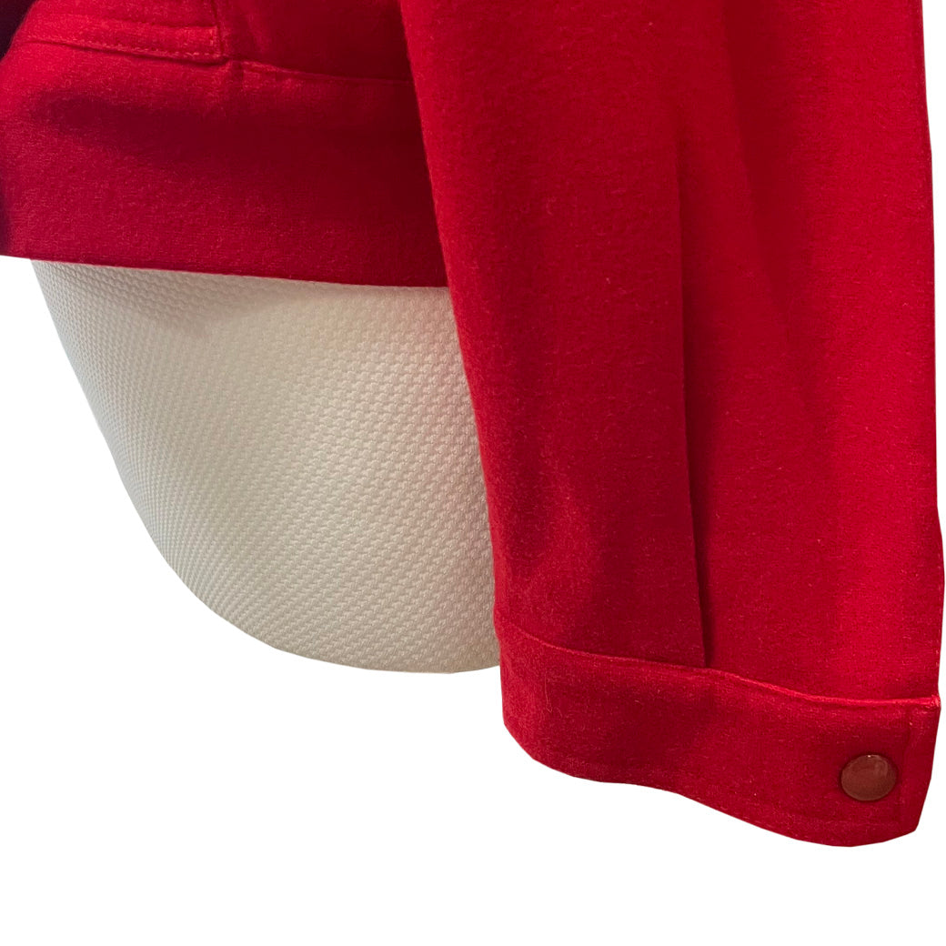 Vintage Red Wool Jacket 1980s